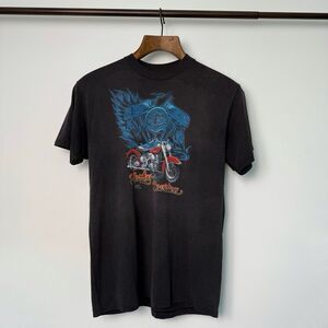 VTG 1991 3D Emblem Harley Davidson V-Twin Evo Soft Tail Heritage Panhead T Shirt